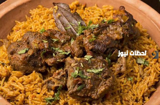 كبسة رز حساوي بلحم الحاشي 