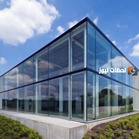  الزجاج في واجهات المنازل