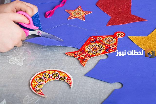 زينة رمضان بالورق