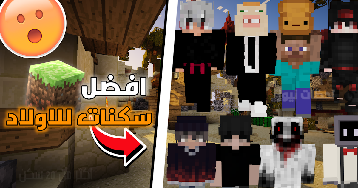 سكنات في لعبة Minecraft