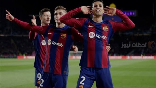 شجار عنيف بين لاعبي مايوركا بسبب هدف برشلونة الثاني