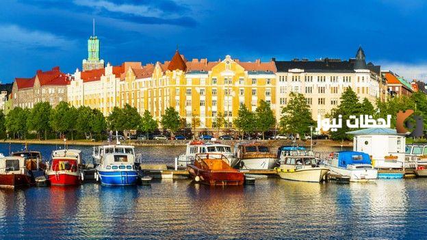 ما عاصمة فنلندة وكم تبلغ مساحتها؟