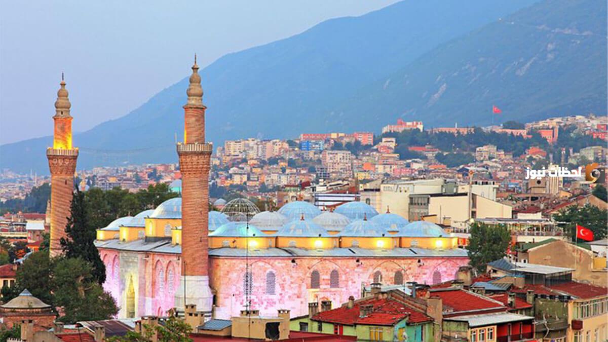 خريطة الأماكن السياحية في بورصة