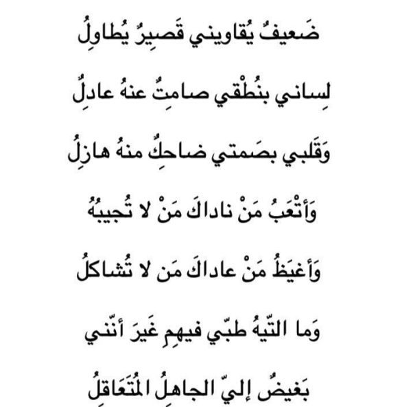 أجمل أشعار عراقية حزينة | ماذا يسمى الشعر الذي ينتهي بنفس الكلمة؟