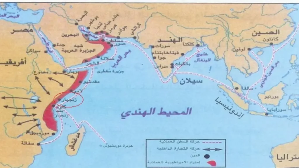 المحيط الهندي في أي قاره