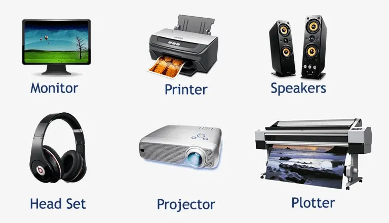 من أجهزة الإخراج في الحاسوب لوحة المفاتيح