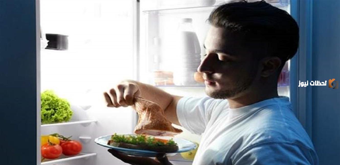 كيف احرق الأكل قبل النوم