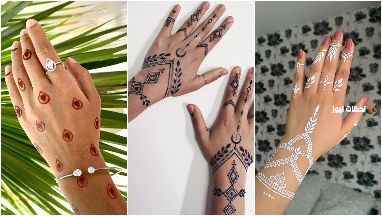 أجمل رسومات حنة على الجسم