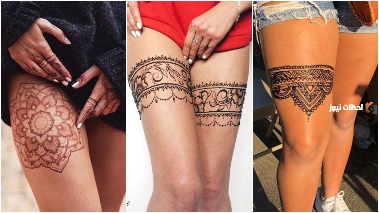 أجمل رسومات حنة على الجسم