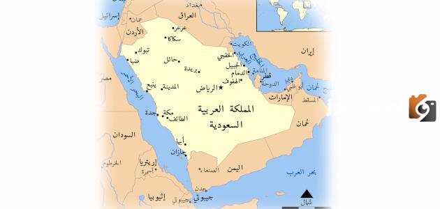 الطائف على الخريطة