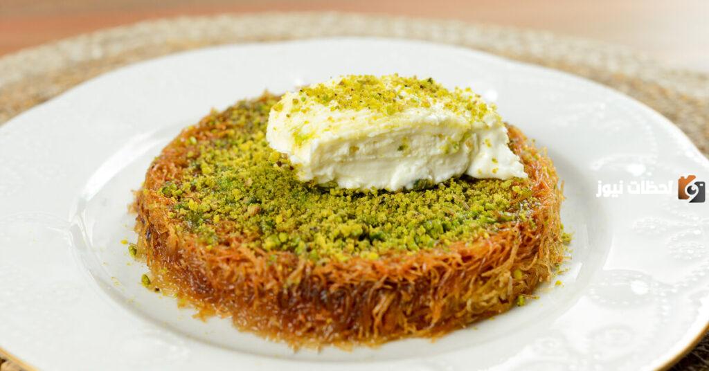طريقة عمل صينية كنافة بالقشطة