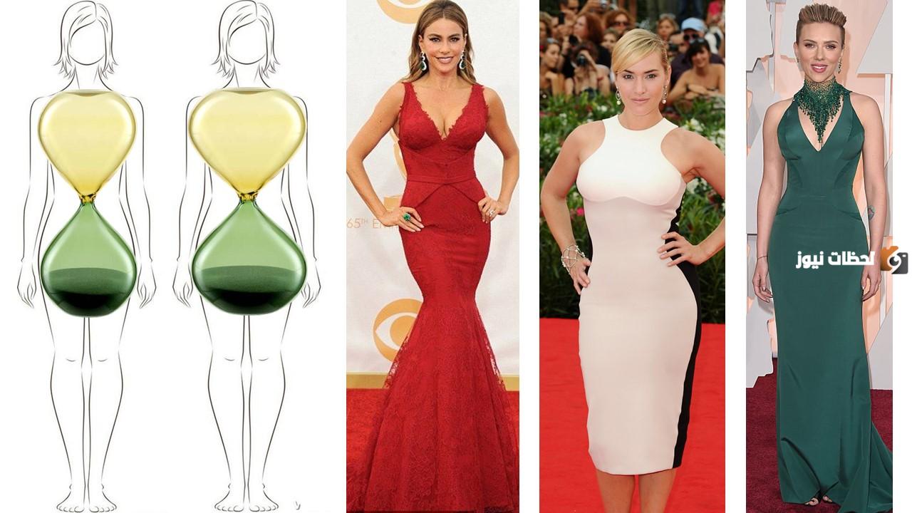 ما هو شكل جسم الساعة الرملية