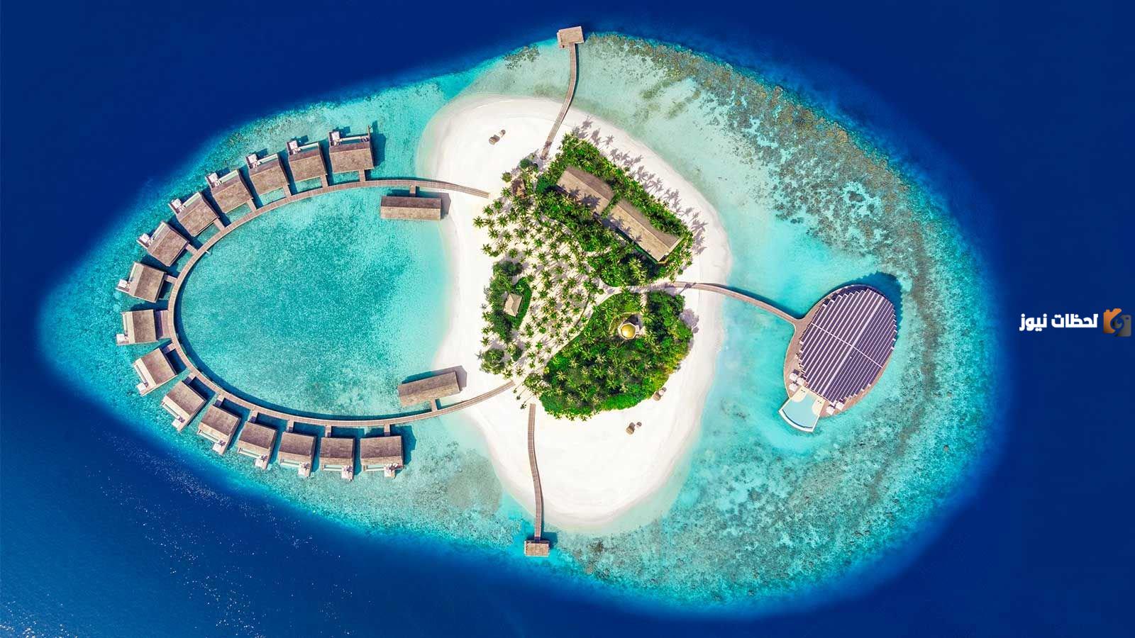 موقع جزر المالديف على الخريطة