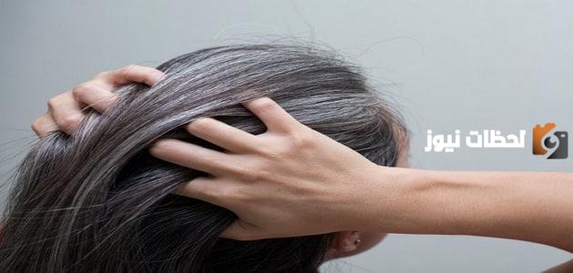 وصفة الفحم للشعر الأبيض