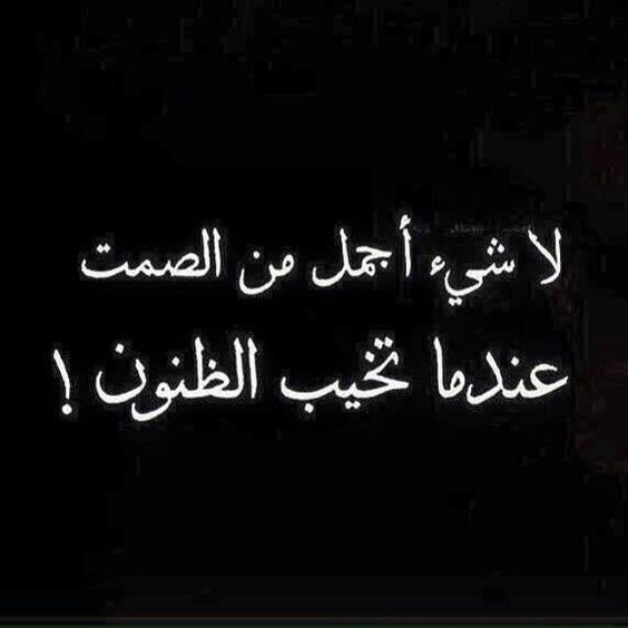 كلام عن الصمت والهدوء تويتر