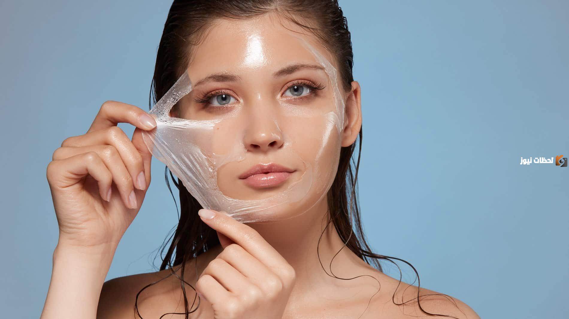 مجموعة من تقشير الوجه للبشرة الدهنية1