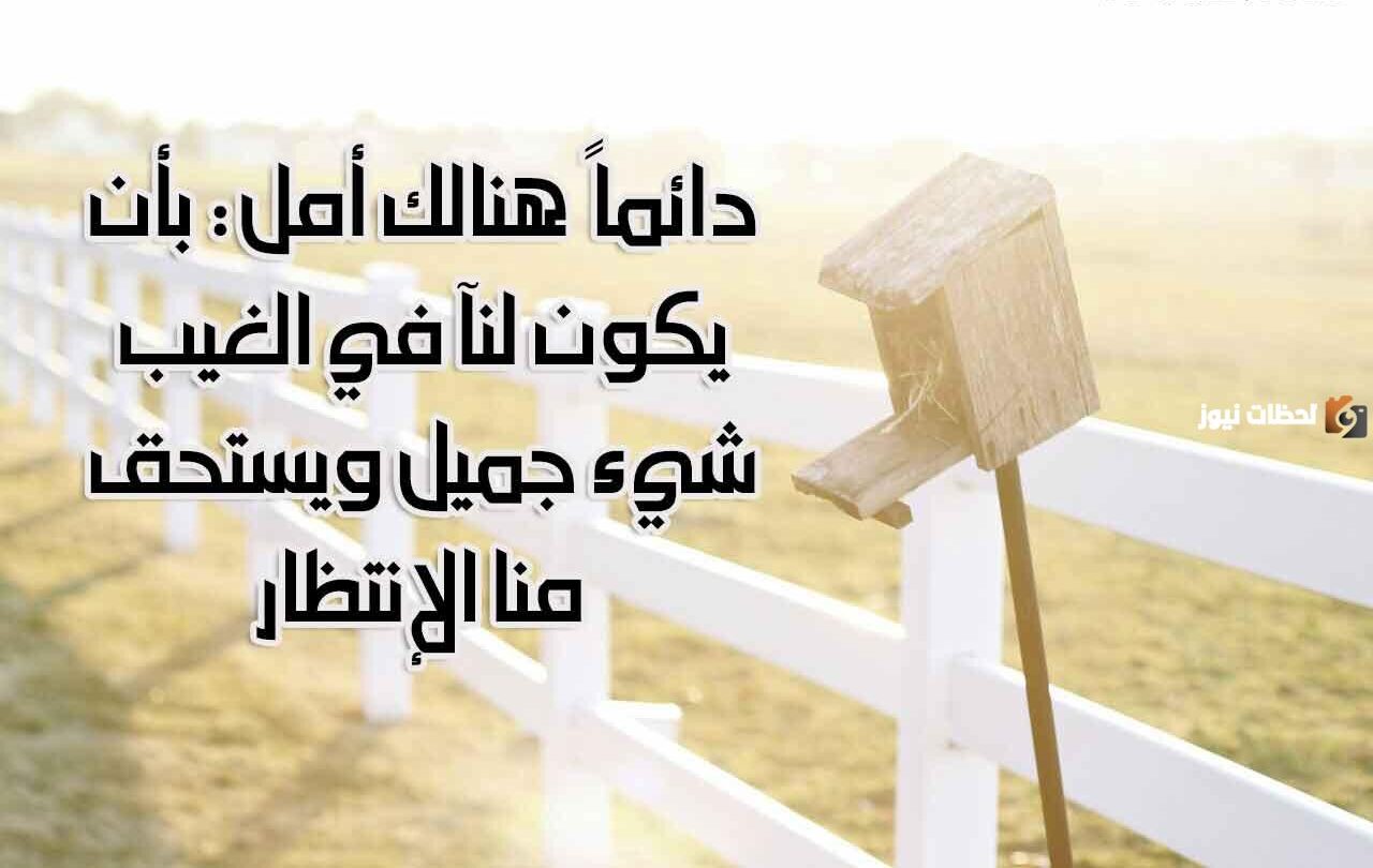 أقوال وحكم عن الأمل