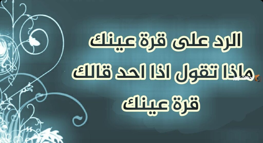الرد على قرة عينك بشوفة أهلك