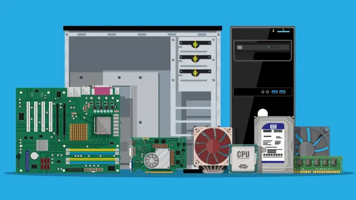 ما هي مكونات الحاسوب الداخلية والخارجية