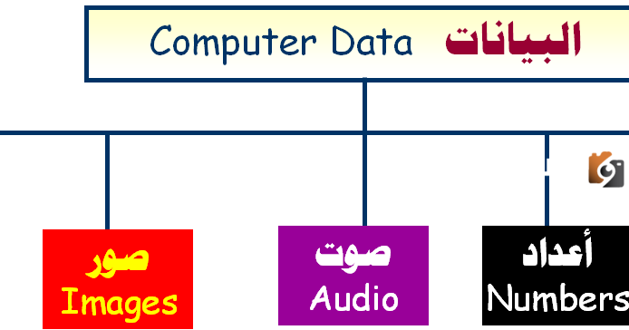تمثيل البيانات باستخدام الحاسوب