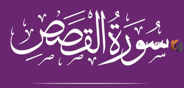 ما يستفاد من سورة القصص