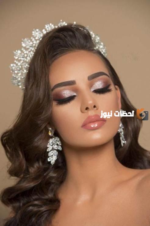 مكياج العروس السمراء بالصور في المنزل