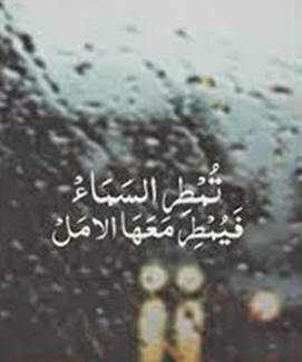 كلام وخواطر عن المطر والشتاء