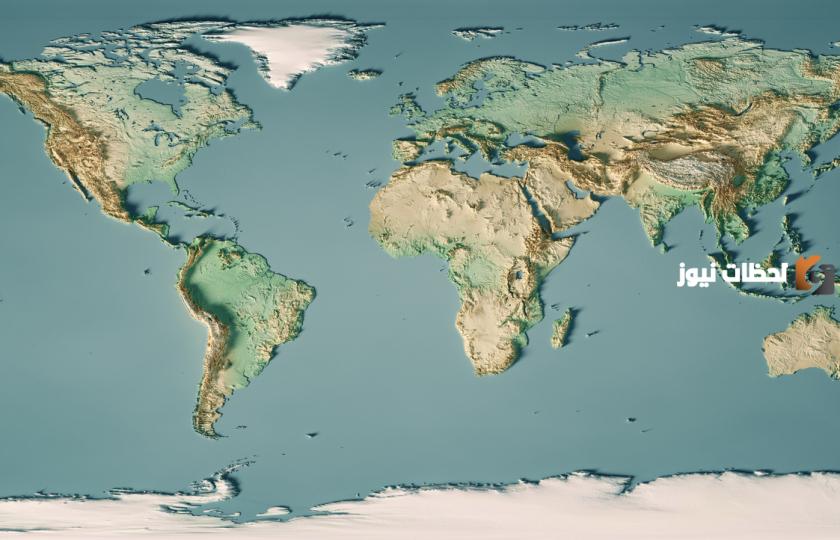 ترتيب القارات من حيث المساحة