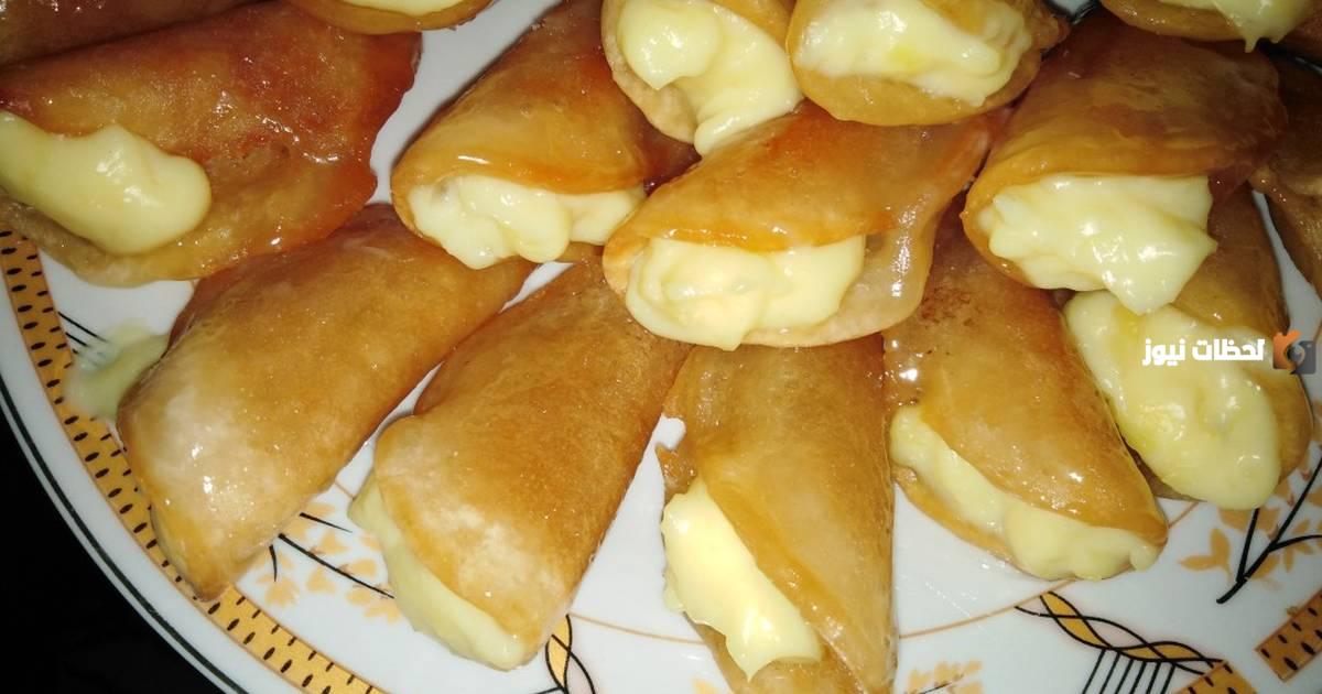 أحلى وأسرع تحلية رمضانية.. طريقة عمل القطايف بالكاسترد اللذيذة