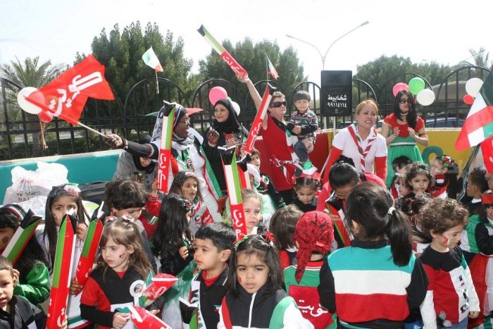 بمناسبة احتفالات العيد الوطني الكويتي