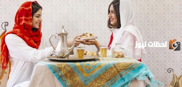 تعبير عن مظاهر إكرام الضيف
