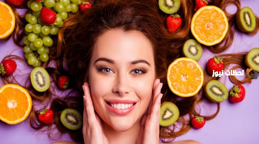 تفتيح البشرة الجافة عن طريق الخضار والفاكهة