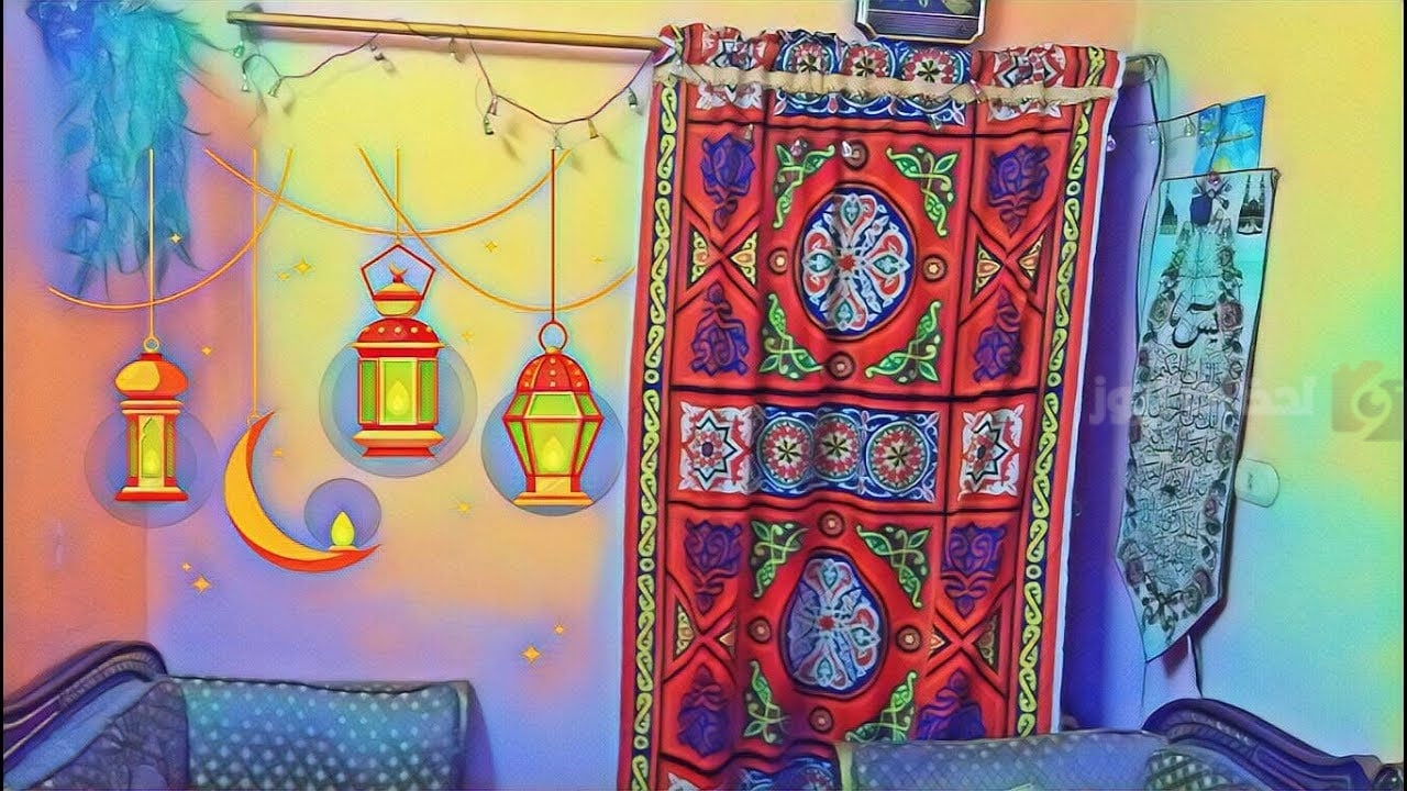 طريقة صناعة زينة رمضان بالقماش فقط طريقة صناعة زينة رمضان بالقماش فقط