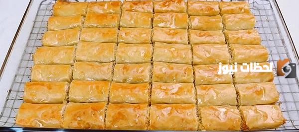 طريقة عمل جلاش حلو ملفوف أصابع