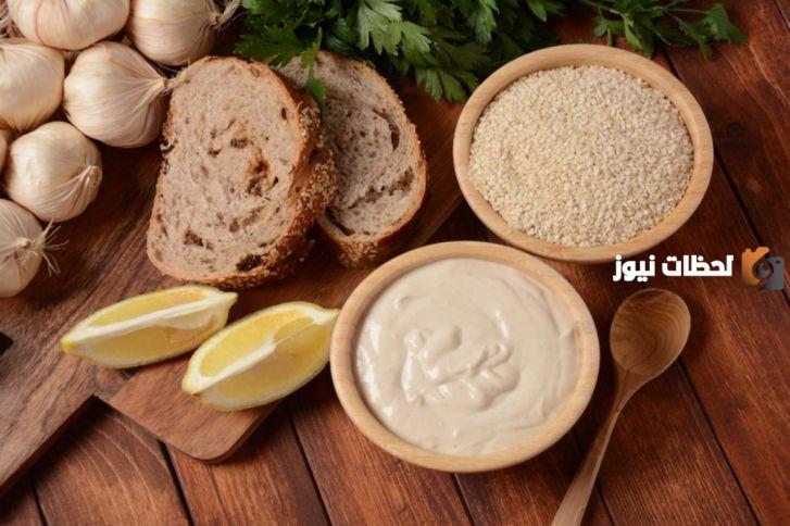 عمل طحينة شاورما الدجاج