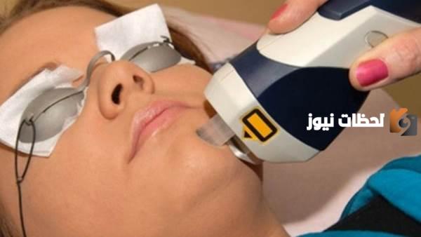 كيف تتم صنفرة الوجه بالليزر؟