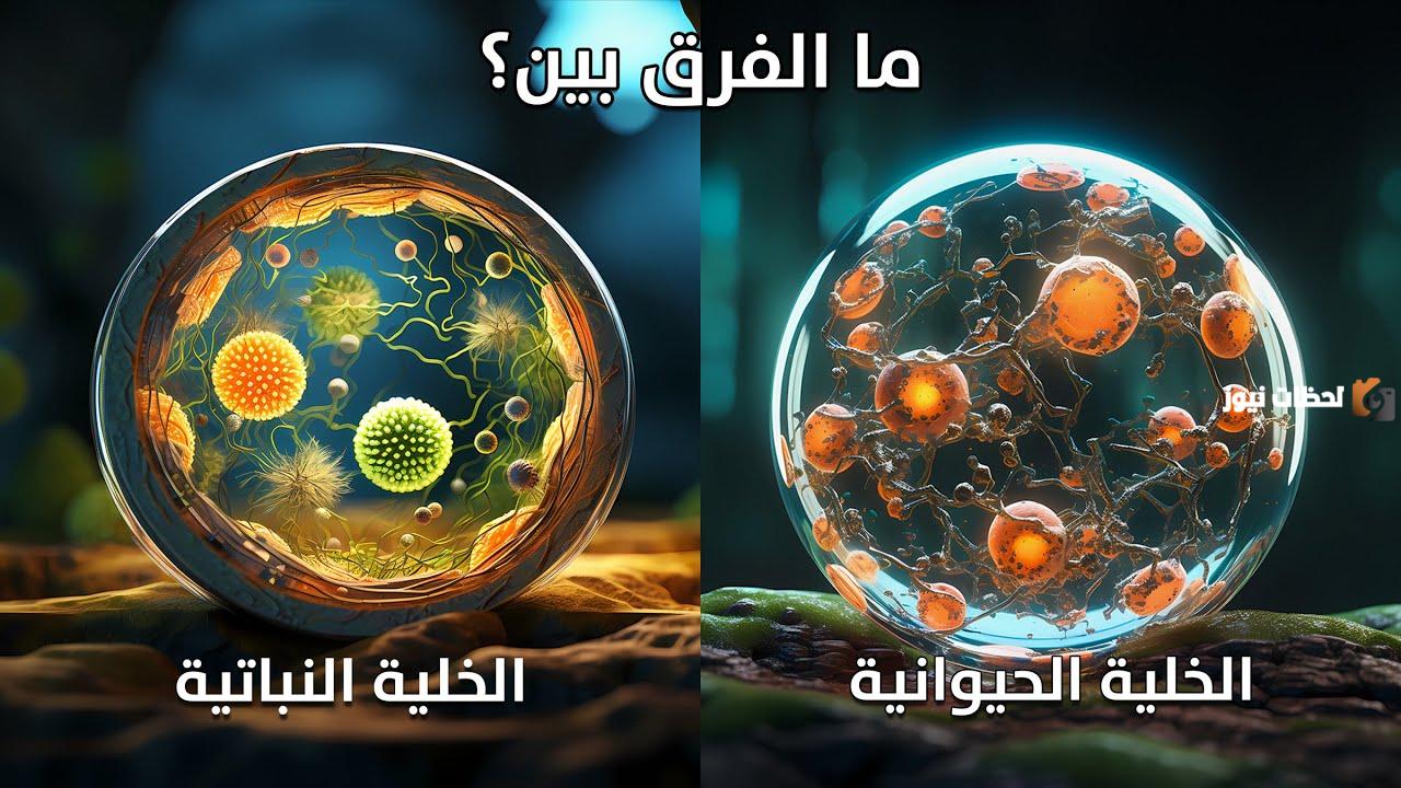 الفرق بين الخلية الحيوانية والنباتية وأوجه التشابه بينهما