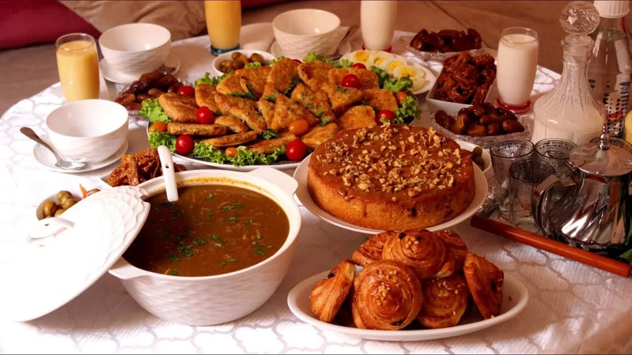 وجبات شهر رمضان 30 يوم
