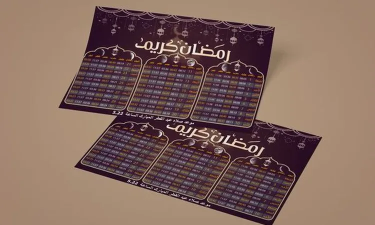 تحميل امساكية رمضان