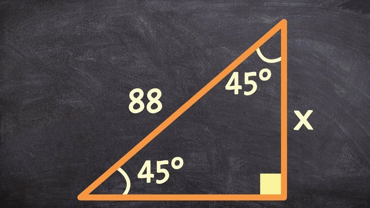 كيف أحسب ارتفاع المثلث