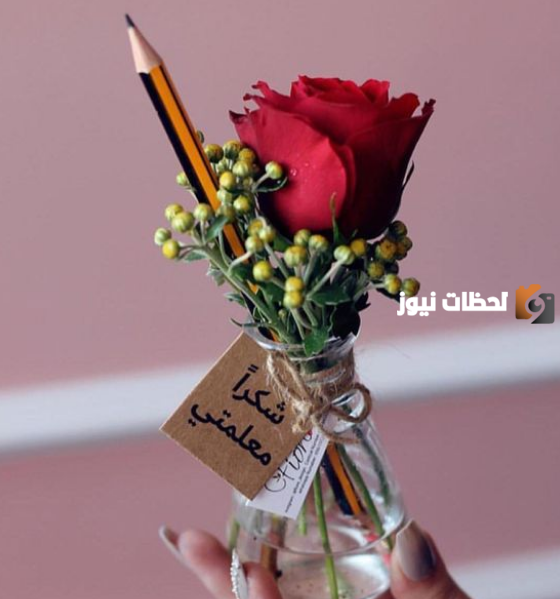 افكار توزيعات ورد ليوم المعلم