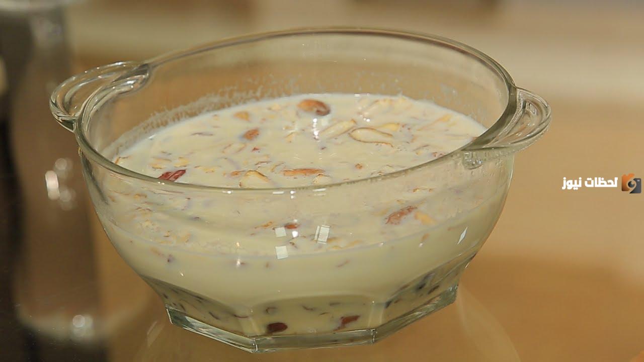 غني ومفيد في الصيام.. طريقة تحضير مشروب البلح باللبن