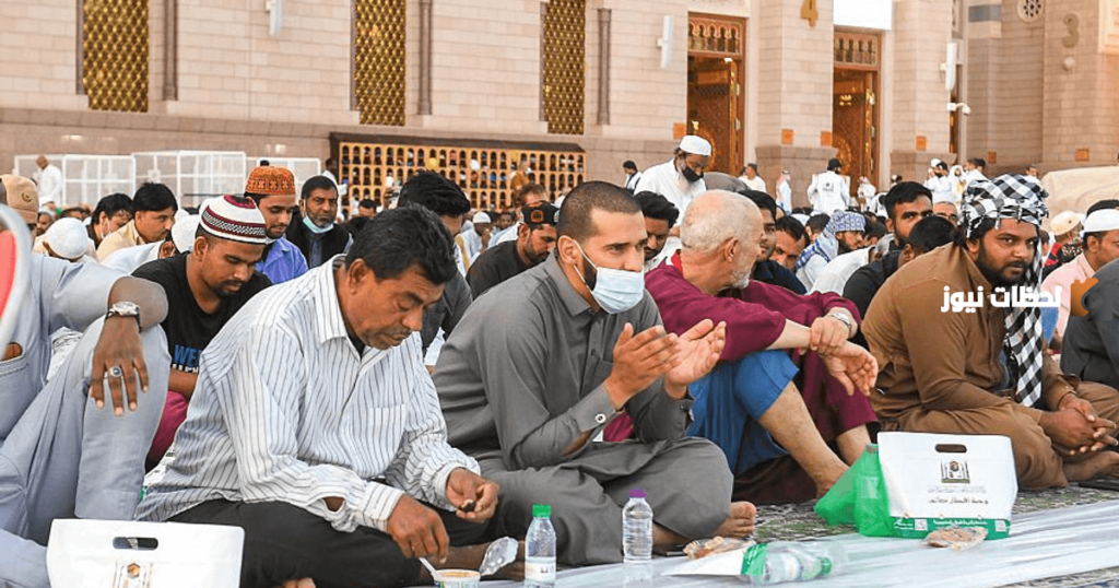 خدمة افطار صائم في المسجد النبوي
