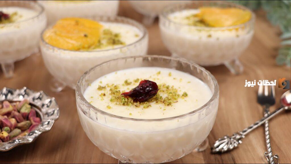 طريقة عمل أرز بالحليب طريقة سريعة وبدون نشا