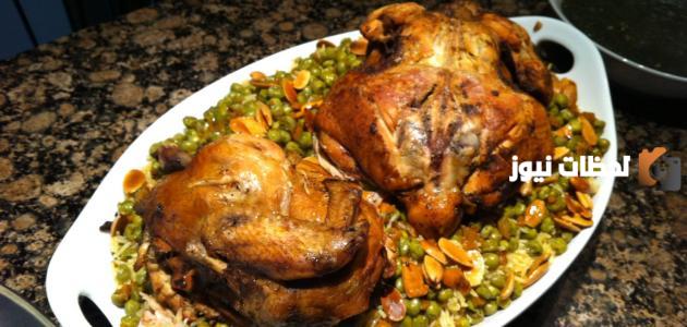 طريقة عمل أوزي باللحم أو الدجاج