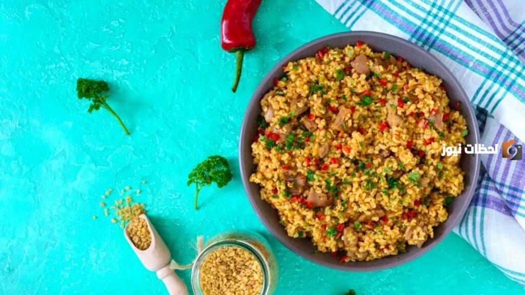 طريقة عمل البرغل بالبندورة على الطريقة السورية كانك تاكلها بقلب الشام
