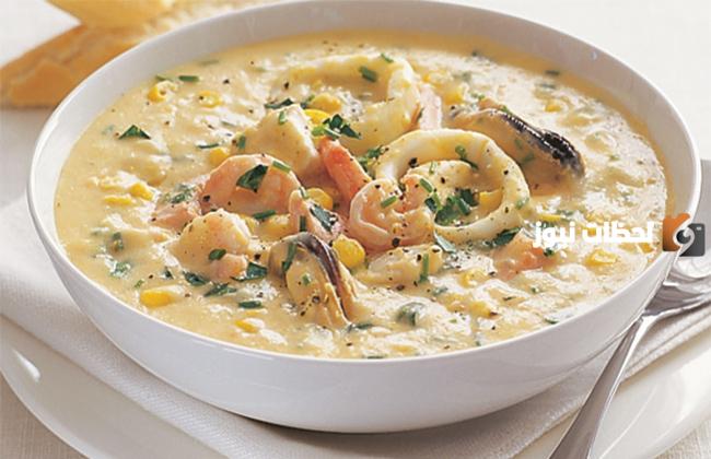طريقة عمل شوربة سي فود