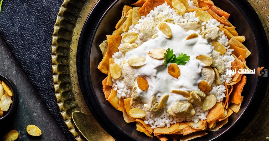 طريقة عمل فتة الشاورما