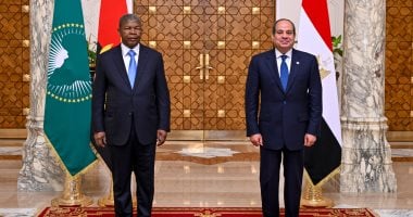 الرئيس السيسي ونظيره الأنجولي يؤكدان التزامهما بقرارات الاتحاد الإفريقي