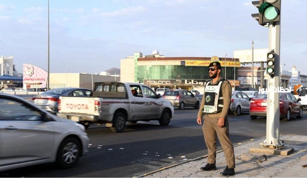 هل يوجد غرامة إذا تعديت الإشارة الحمراء وتراجعت